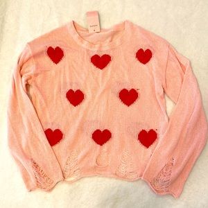 Valentines sweater jumper medium new with tag